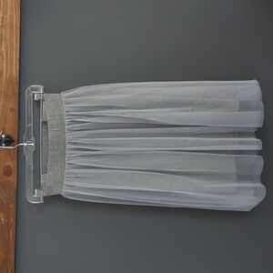 Torrid Gray Tulle Casual Skirt Size 1 NWT